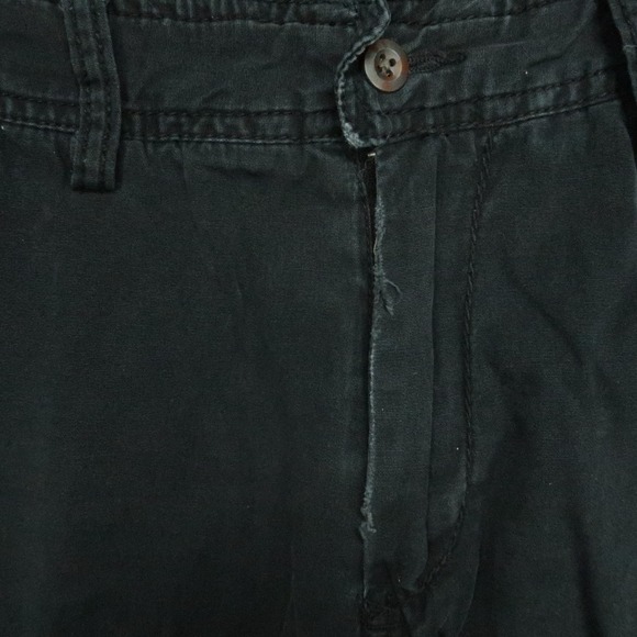 VINTAGE Polo Ralph Lauren Pants Men 31x30 Black Cargo Military Utility Distress - Picture 7 of 13